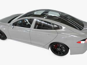 tesla model s 3Dモデル