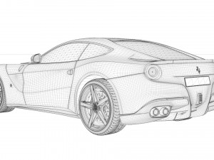 ferrari f12 berlinetta 3D Model