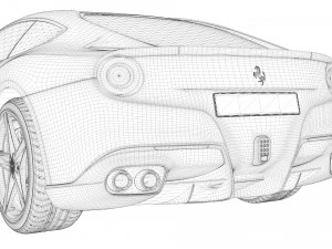 ferrari f12 berlinetta 3D Model