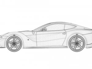 ferrari f12 berlinetta 3D Model