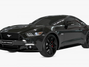 mustang gt 2017 Modèle 3D