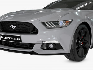 mustang gt 2017 Modèle 3D