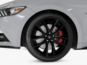 mustang gt 2017 3D Model