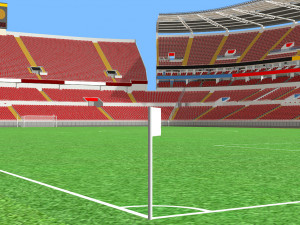 Fictional OldStadium 3 - Football Club Arena Model 3D