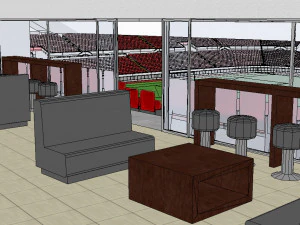 OldStadium 3 fict&iacute;cio - Arena do Clube de Futebol Modelo 3D
