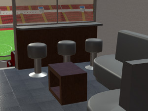 Fictional OldStadium 3 - Football Club Arena Model 3D