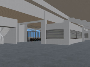 Fictional OldStadium 3 - Football Club Arena Model 3D