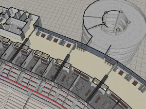 OldStadium 3 fict&iacute;cio - Arena do Clube de Futebol Modelo 3D