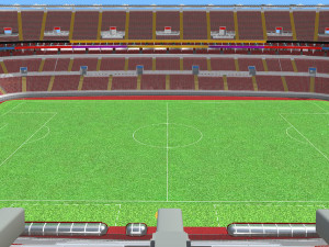 Fictional OldStadium 3 - Football Club Arena Model 3D
