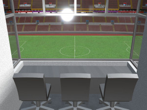 Fictional OldStadium 3 - Football Club Arena Model 3D