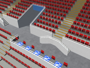 Fictional OldStadium 3 - Football Club Arena Model 3D
