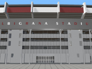 Fictional OldStadium 3 - Football Club Arena Model 3D