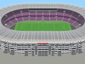 antigo estádio fictício 2 - arena nacional de rugby Modelo 3D