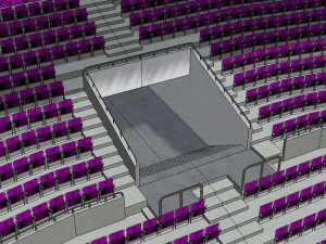 fictional old stadium 2 - national rugby arena 3D 모델