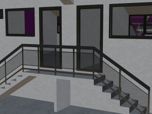 fictional old stadium 2 - national rugby arena 3D 모델