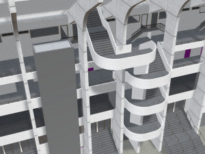 fictional old stadium 2 - national rugby arena 3D 모델