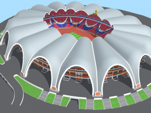 Biggest stadium in the world - rungrado 1st of may 3Dモデル