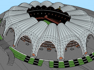 Biggest stadium in the world - rungrado 1st of may 3D 모델