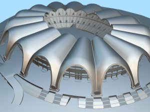 Biggest stadium in the world - rungrado 1st of may 3D 모델