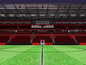 Medium Sized Modern Stadium - Full interior Modelo 3D