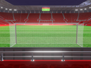 Medium Sized Modern Stadium - Full interior Modelo 3D