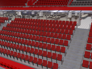 Medium Sized Modern Stadium - Full interior Modelo 3D