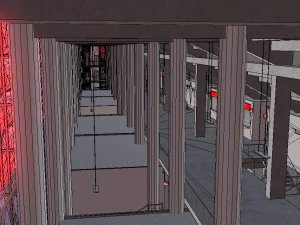 Medium Sized Modern Stadium - Full interior 3D Model