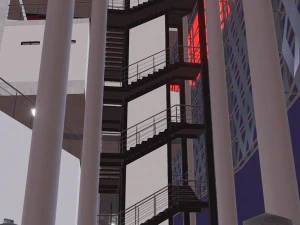 Medium Sized Modern Stadium - Full interior 3D Model