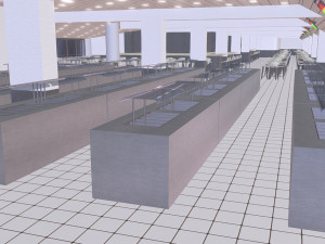 Medium Sized Modern Stadium - Full interior Modelo 3D