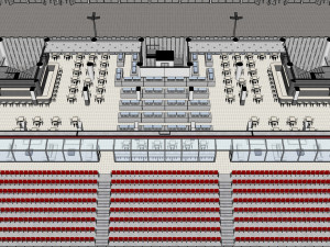 Medium Sized Modern Stadium - Full interior Modelo 3D