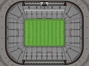Medium Sized Modern Stadium - Full interior Modelo 3D