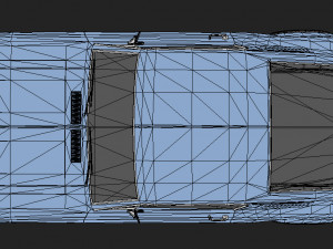 Mustang 1968 low-poly 3D Модель
