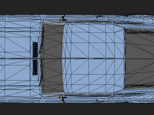 Mustang 1968 low-poly 3D Model