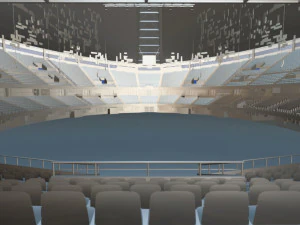 indoor sports arena 3D Model