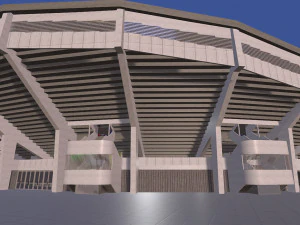 indoor sports arena 3D Model