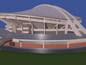 indoor sports arena 3D Model