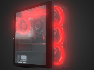 gaming pc Low-poly 3D Model
