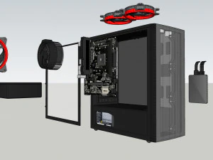 gaming pc 3D Model