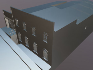 bar - indoor skatepark - game lounge Modello 3D
