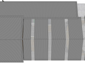 bar - indoor skatepark - game lounge Modello 3D