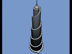 postmodern skyscraper 3D Model