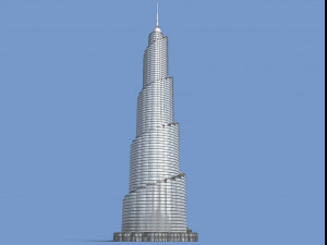 postmodern skyscraper Modello 3D