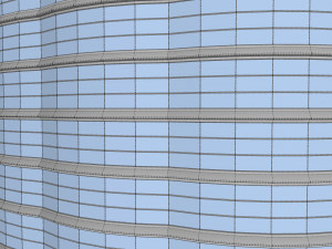 postmodern skyscraper Modello 3D