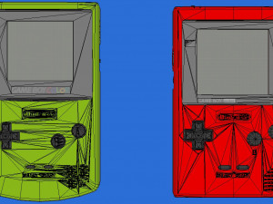 game boy color and pocket Modello 3D