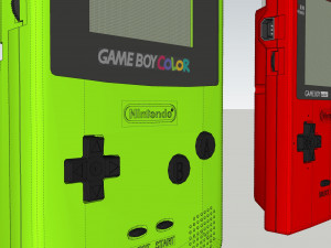 game boy color and pocket Modello 3D