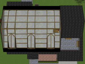 furnished colonial suburban house Modelo 3D