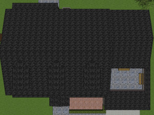 furnished colonial suburban house Modelo 3D