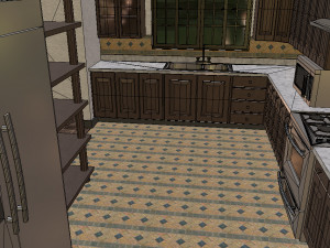 furnished rural house 3D Модель