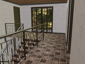 furnished rural house 3D Model