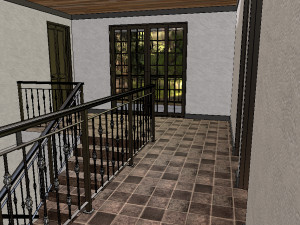 furnished rural house 3D Модель